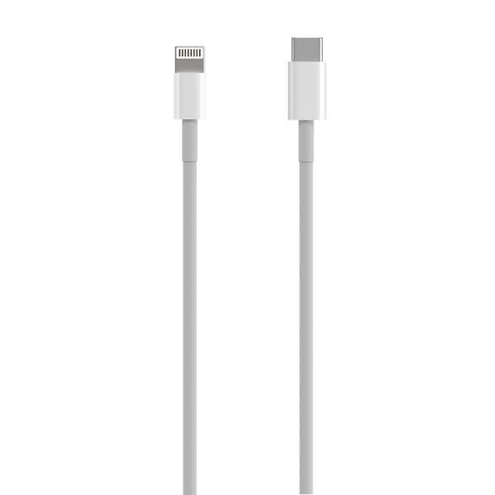 Aisens Cable Lightning a USB-C USB 2.0, Lightning/M-USB-C/M - 0.5m - Color Blanco 1
