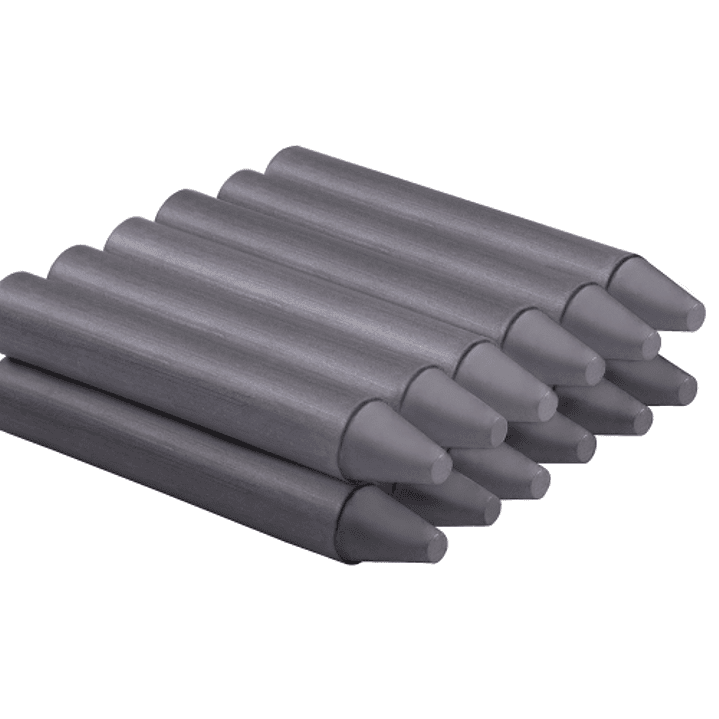 Jovi Estuche de 12 Ceras - No Manchan - sin Olor - Resistentes - Deslizamiento Suave - Faciles de Afilar - Desarrollan Motricidad Fina - Color Gris 1