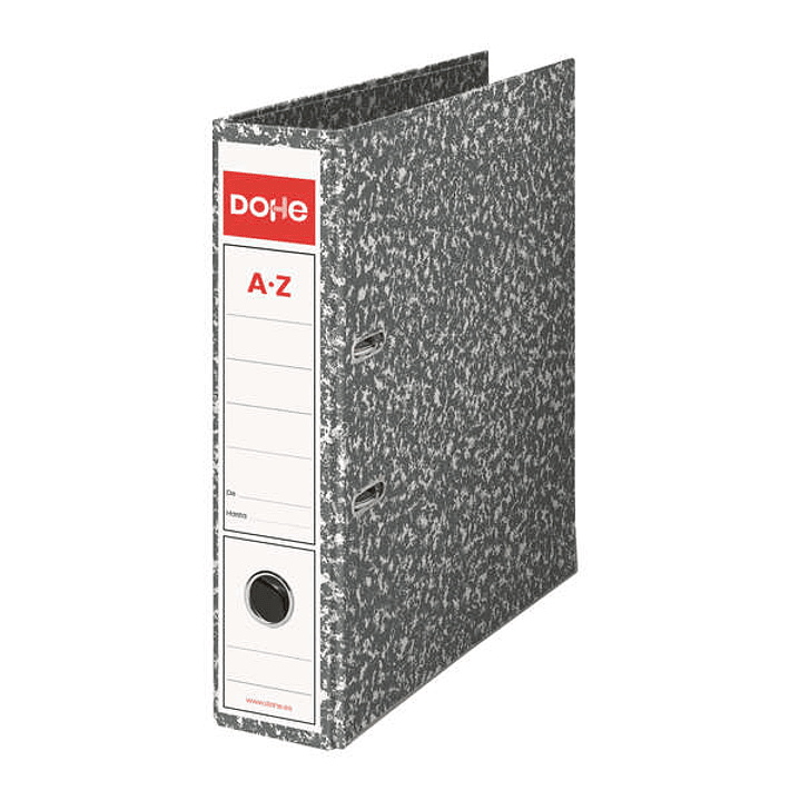 Dohe Archivadores Jaspeados - 320x280mm - Carton Forrado con Papel Impreso - Cantoneras Metalicas - Ollao, Rado y Palanca de Maxima Calidad - Color gr 1