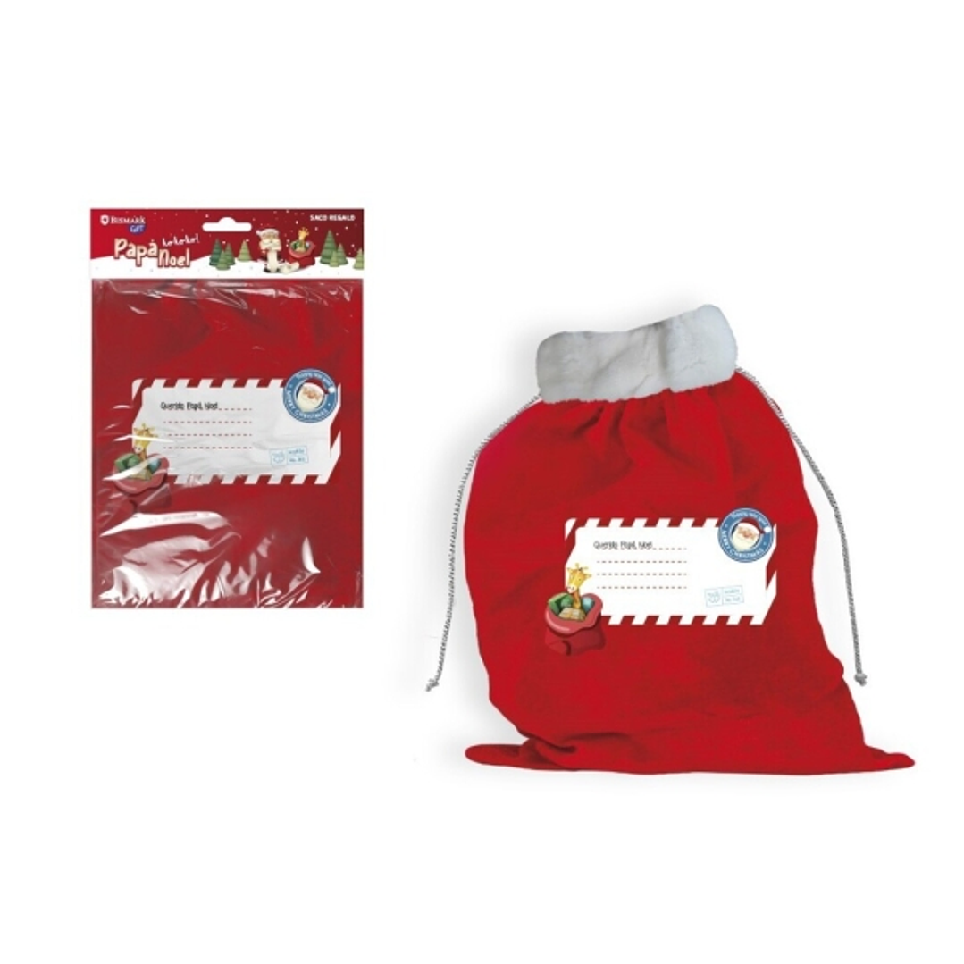 Bismark Saco Grande para Regalos Papa Noel 50x70cm - Espacio para Personalizar 1