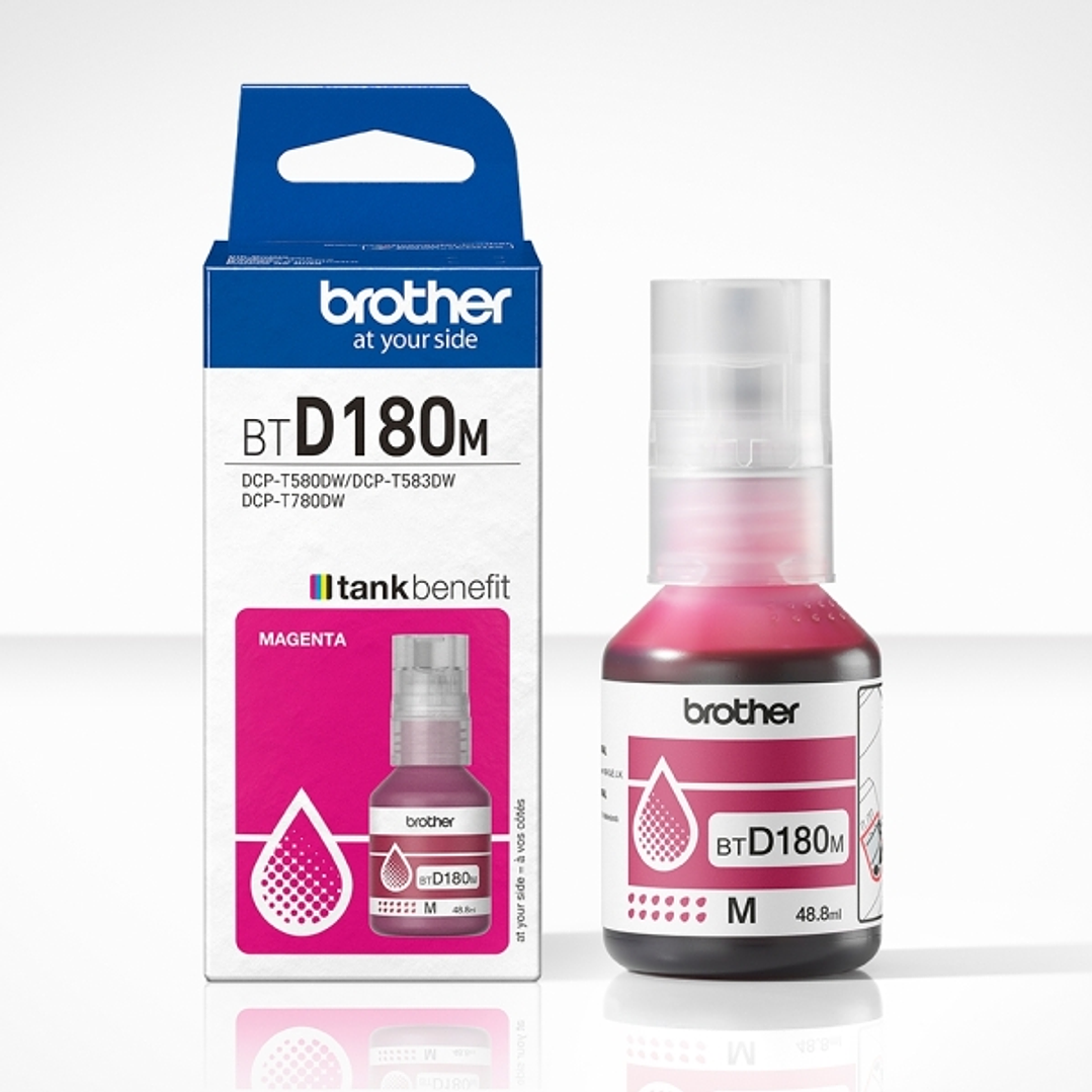 Brother BTD180M Magenta Botella de Tinta Original - BTD180M 1