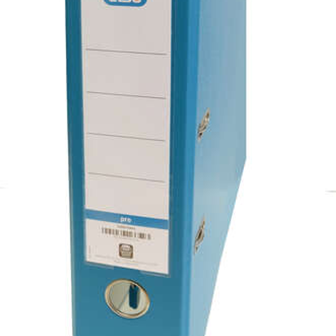 Elba Archivador Palanca Rado Top Folio - Lomo 80mm - Forrado Exterior Plastico - Interior Papel - Color Turquesa 1