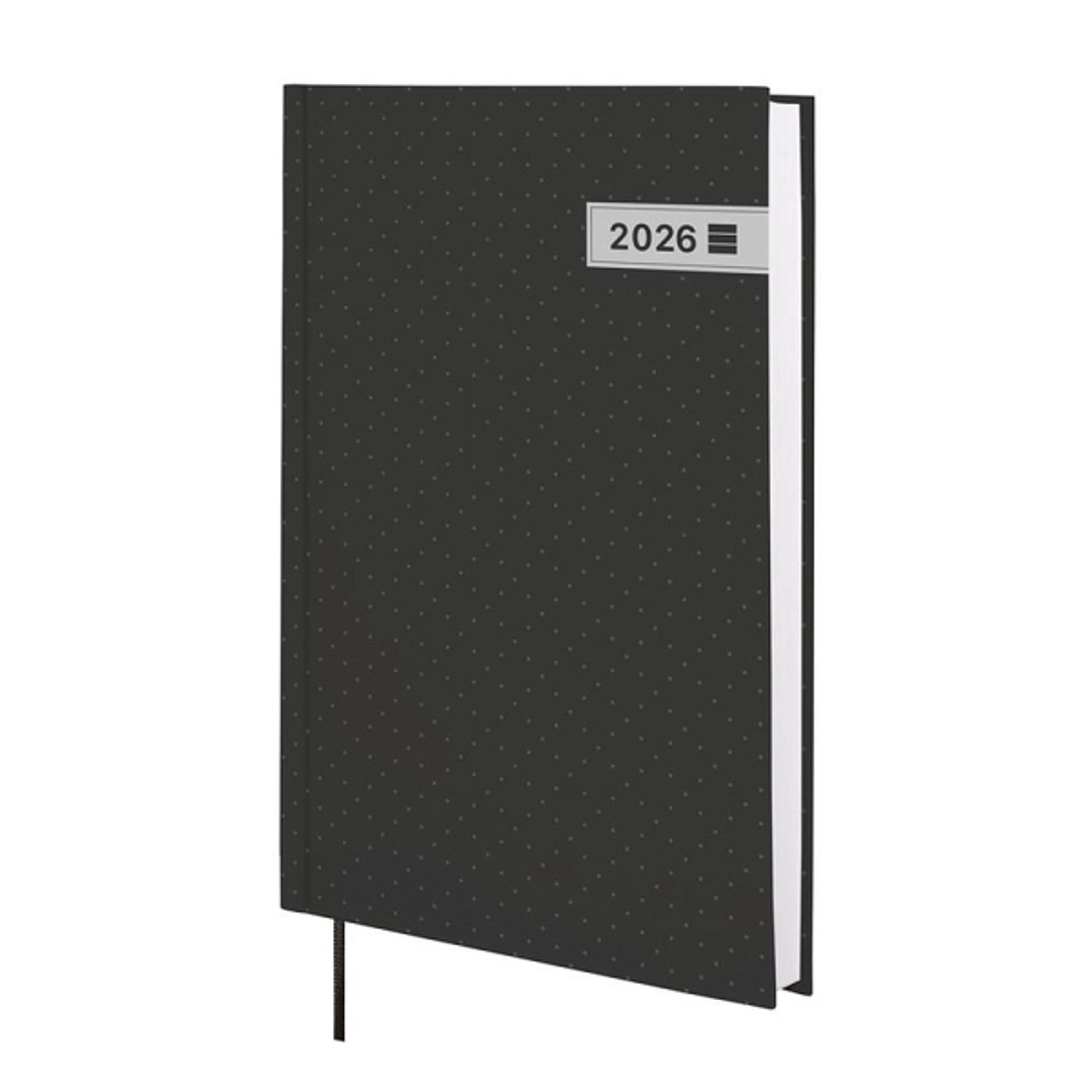 Finocam Dynamic Porto Design Agenda - Anual 2026 - Tapa Dura - Formato Y10 - 145x23x210mm - 1 Dia por Pagina - Color Negro 1