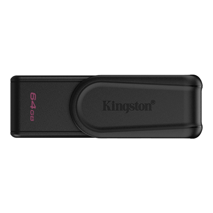 Kingston DataTraveler Exodia Memoria USB 64GB - USB 3.2 Gen 1 - Tapa Giratoria - Color Negro 1