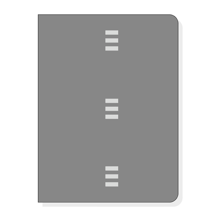 Finocam R469 Archivador para Agendas Open - Formato 400 - 132x52x177mm - Color Gris Oscuro 1