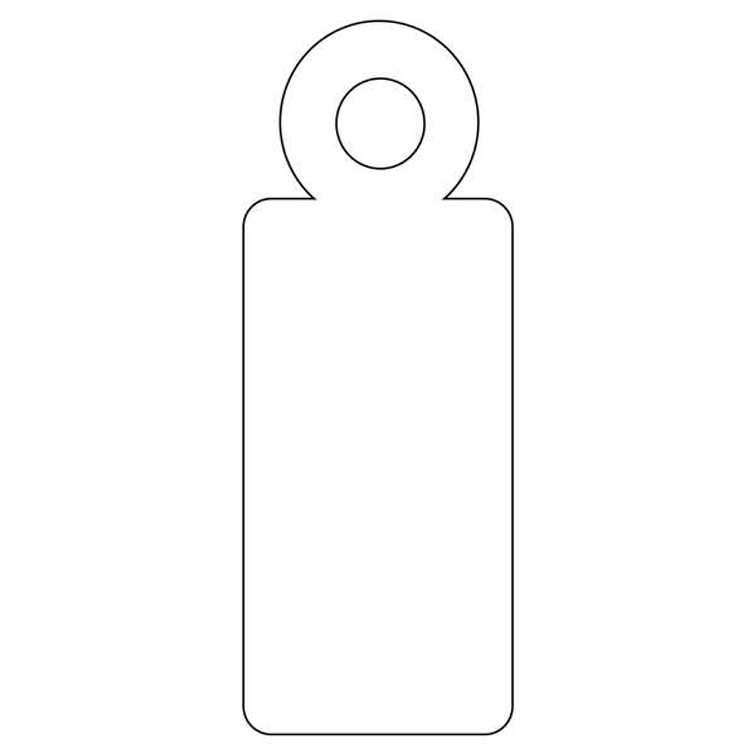 Apli Etiquetas Colgantes Blancas 9 x 24mm 200 U. 1