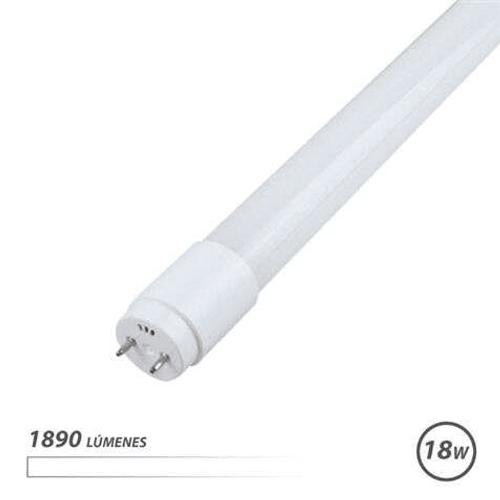 Elbat Tubo LED Cristal - 18W - 120cm - Luz Blanca 1