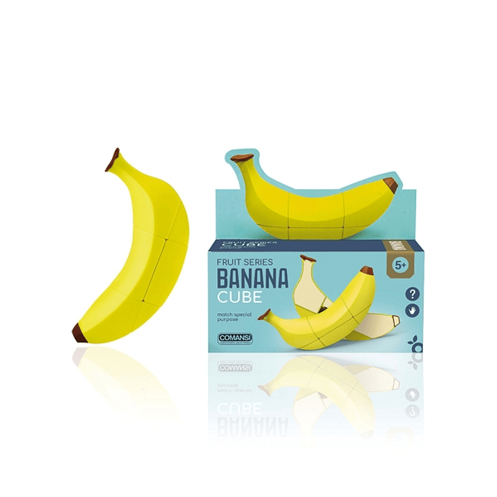 Comansi Fruitcube Rompecabezas Plátano - Puzzle Rompecabeza - Inspirado en Fruta - Juego de Lógica - Juego Educativo 1