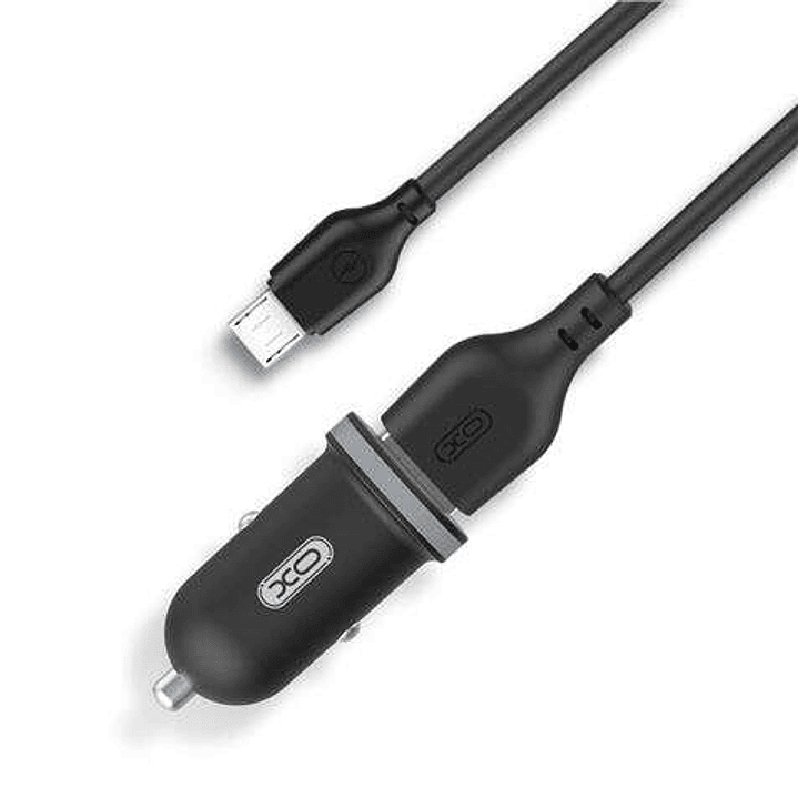 XO TZ08 Pack Cargador de Coche + Cable USB-A a MicroUSB - 2 Puertos USB 1