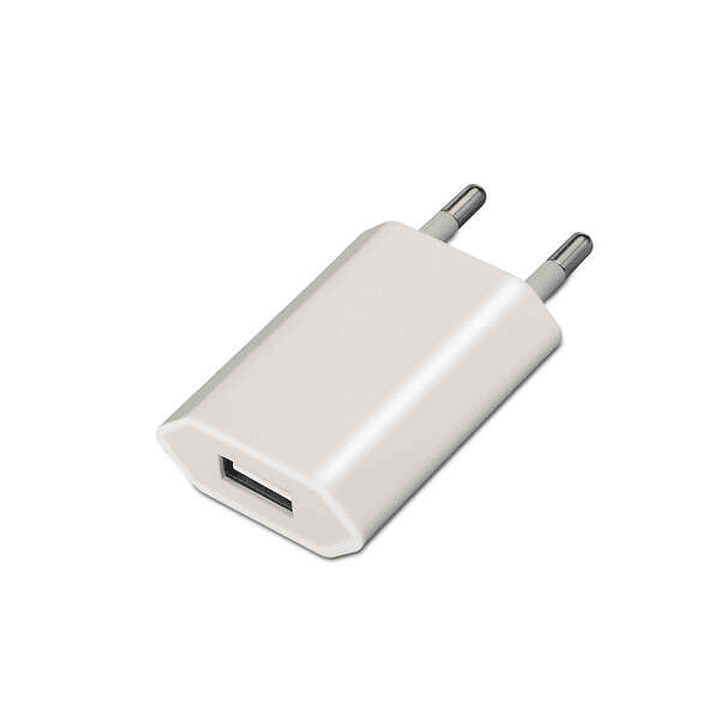 Aisens Mini Cargador USB - 5V/1A - Color Blanco 1
