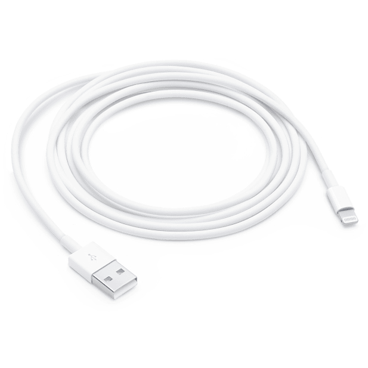 Apple Cable Lightning a USB-A - Longitud 0.50m - Color Blanco 1