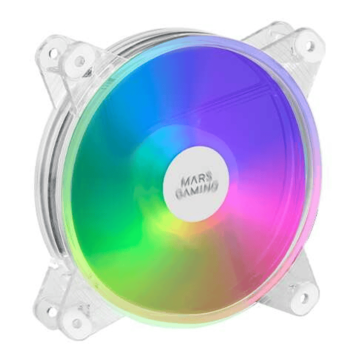 Mars Gaming Ventilador 120mm - Iluminacion RGB - Velocidad Max. 1100rpm 1