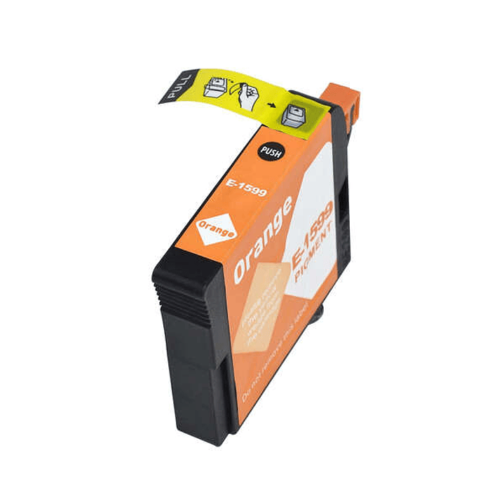 Epson T1599 Naranja Cartucho de Tinta Pigmentada Generico - Reemplaza C13T15994010 1
