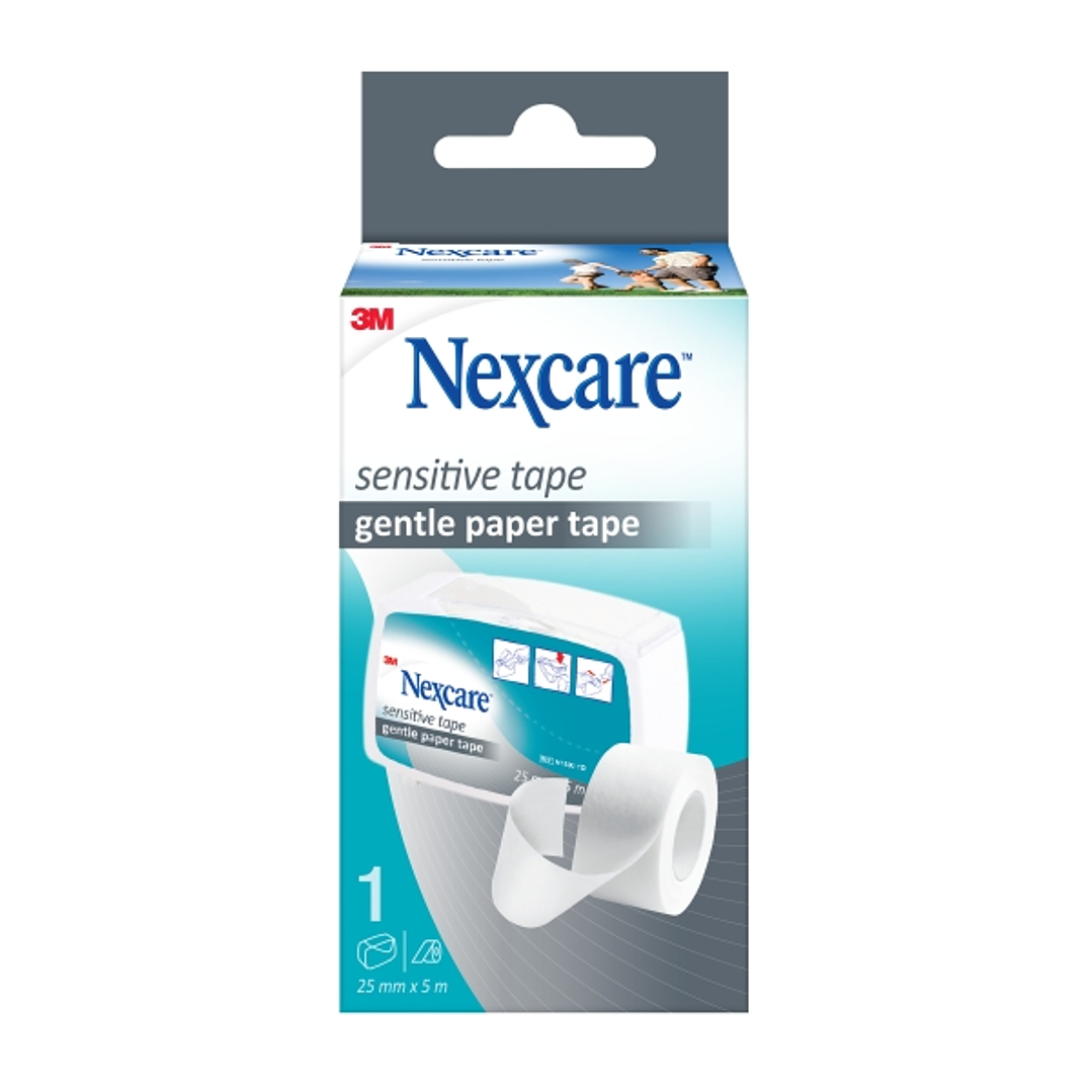 Nexcare Sensitive Esparadrapo - 25mm x 5m - Color Blanco 1