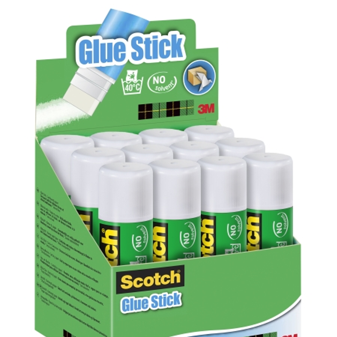 Scotch Barra de Pegamento Adhesivo Solido de 40gr - Color Transparente 1