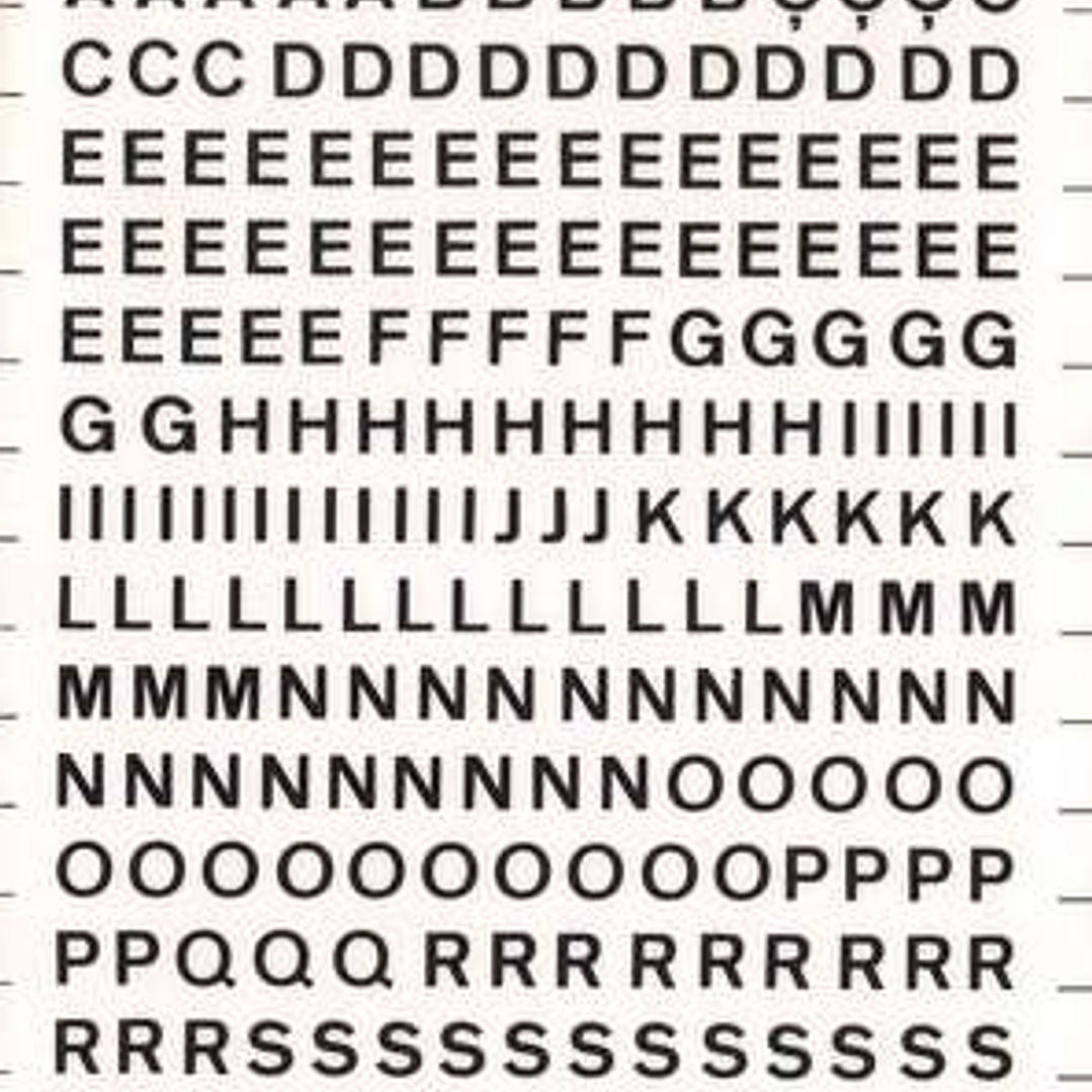 Apli Letras y Numeros Transferibles - 5mm - 339 Caracteres - Negros 1