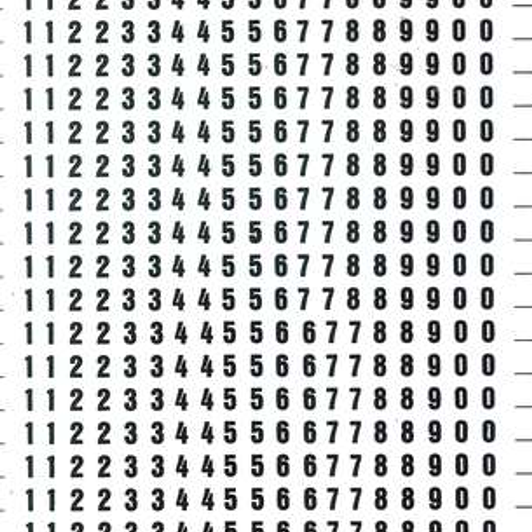 Apli Numeros Transferibles - 4mm - Facil Aplicacion - Negros Intensos - 528 Caracteres - Negro 1