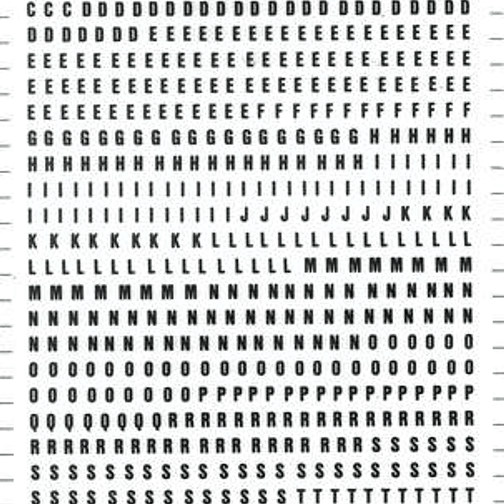 Apli Letras y Numeros Transferibles - 3mm - 888 Caracteres - Negros 1