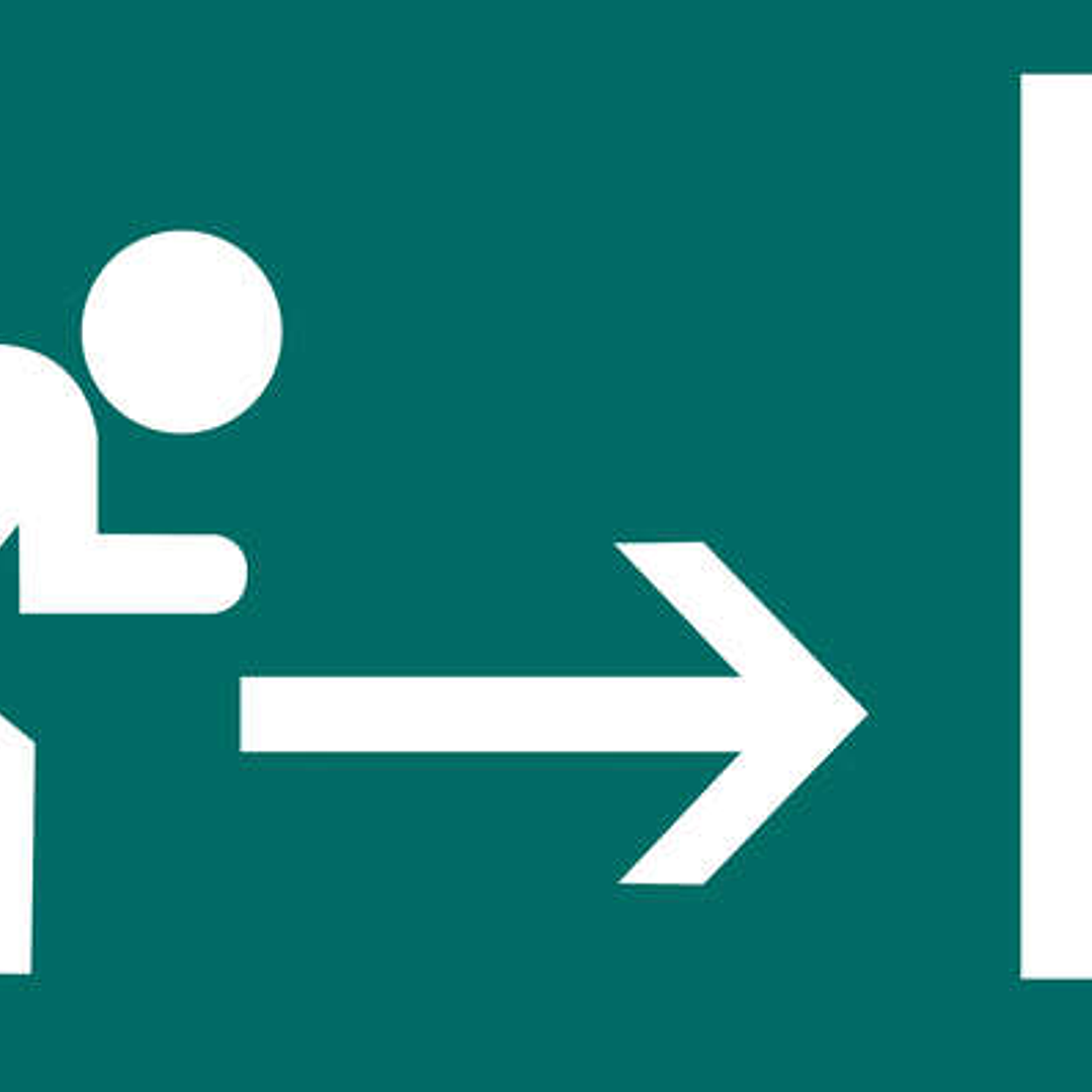 Apli Etiqueta Señalizacion Salida Emergencia Derecha 1 U. 1