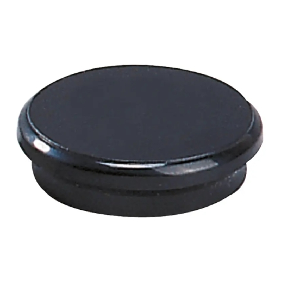 Dahle 95524 Pack de 10 Imanes para Pizarra Blanca - Diametro de 24mm - Color Negro 1