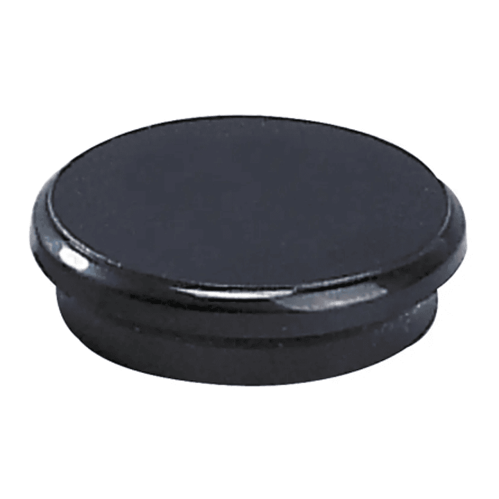 Dahle 95524 Pack de 10 Imanes para Pizarra Blanca - Diametro de 24mm - Color Negro 1