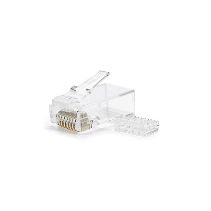 Nanocable Pack de 50 Conectores RJ45 8 Hilos Cat.6 - Color Transparente 1