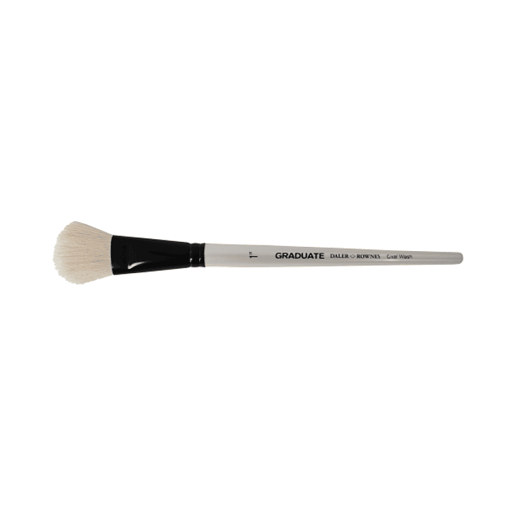 Daler Rowney Graduate Pincel Acuarela - Pelo de Cabra Natural - Mango Corto - Oval Lavis 1