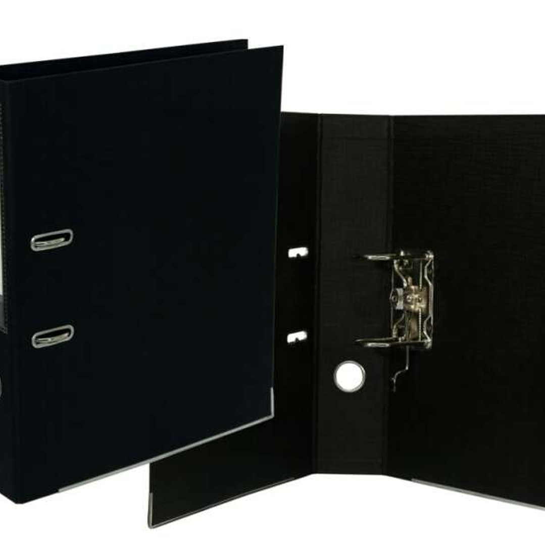 Bismark Archivador A-Z Formato Folio - PVC de Gran Resistencia - Tarjetero en el Lomo - Cartoneras Metalicas en el Borde Inferior - Mecanismo de Palan 1