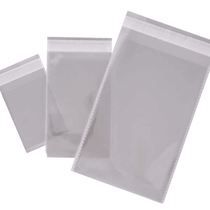 Apli Pack de 100 Bolsas Polipropileno con Cierre Adhesivo 60 x 80mm - Galga 120 - Alta Resistencia y Flexibilidad - Uso Alimenticio - Transparentes 1
