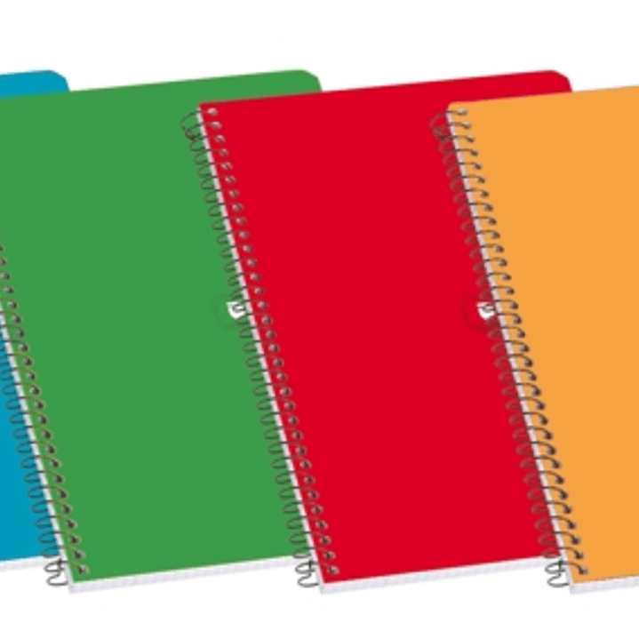 Enri Cuaderno Espiral Tapa Blanda Fº Pauta de 3.5 - 80 Hojas - Colores Surtidos 1