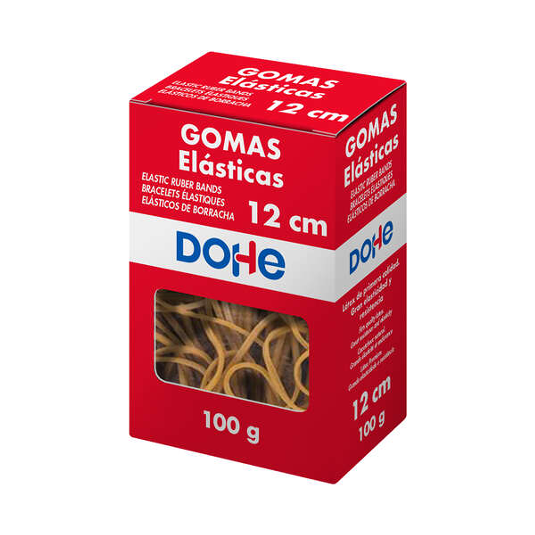 Dohe Gomas Elasticas - Longitud 12cm - Fabricadas en Latex de Gran Resistencia y Elasticidad 1