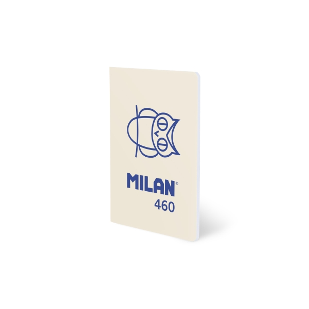 Milan 460 Since 1918 Libreta A5 Grapada - Hojas Blancas - 24 Hojas de 95g - Color Beige 1