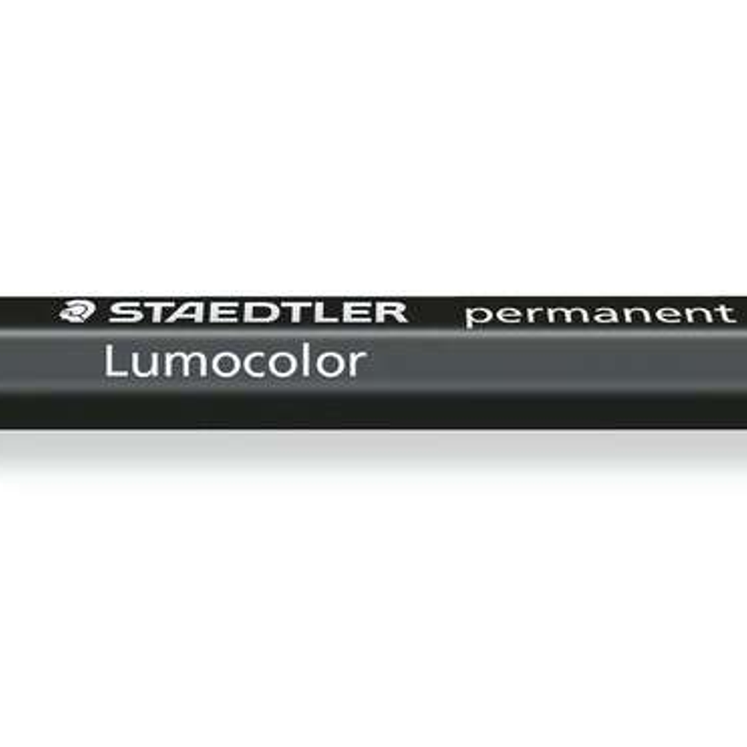 Staedtler Lumocolor Permanent Omnigraph 236 Cera Permanente Hexagonal - Resistente al Agua - Diametro 12mm Aprox - Color Rojo 1