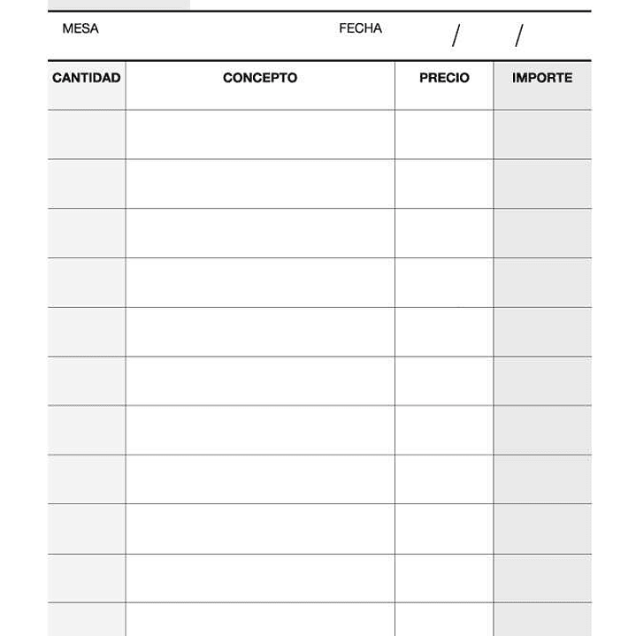 Apli Talonario Camarero 1/8 Triplicado Natural - Formato Compacto - 3 Copias - Numeracion Consecutiva - Resistente al Agua - Marron 1