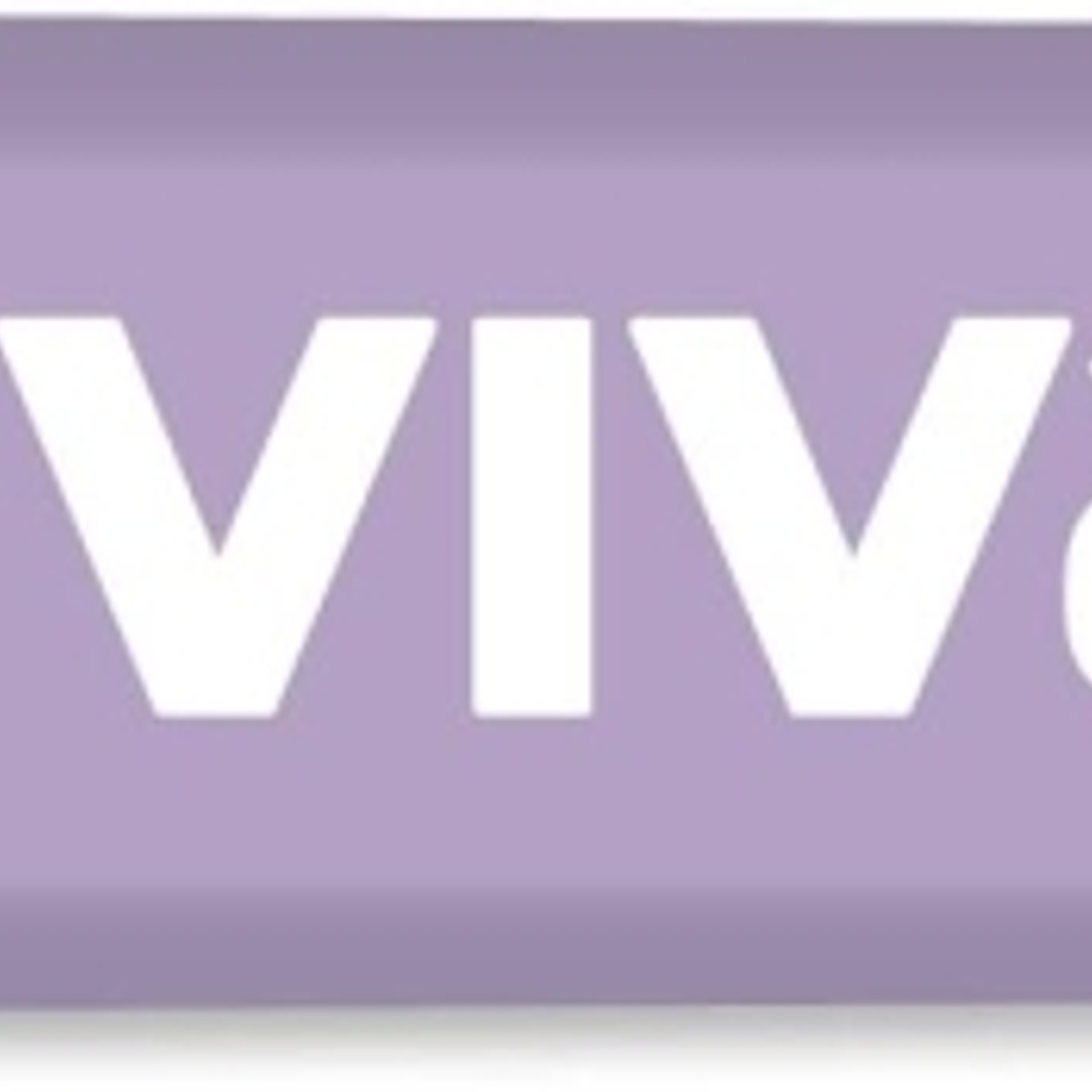 Molin Viva Marcador Fluorescente - Trazo entre 1 y 5mm - Tinta con Base de Agua - Color Violeta 1