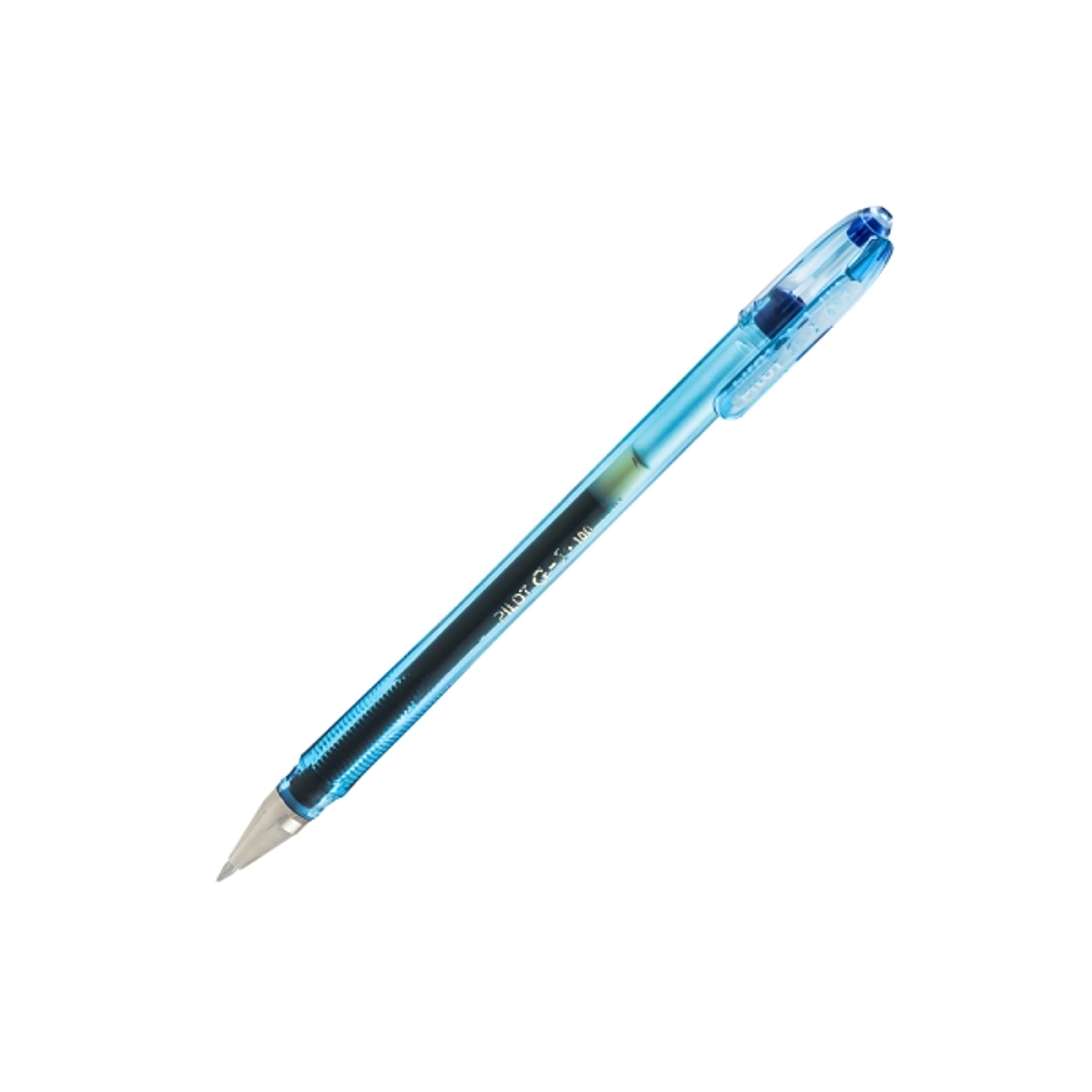 Pilot Boligrafo de Gel G1 - Recargable - Punta de Bola 0.7mm - Trazo 0.32mm - Cuerpo Transparente - Color Azul 1