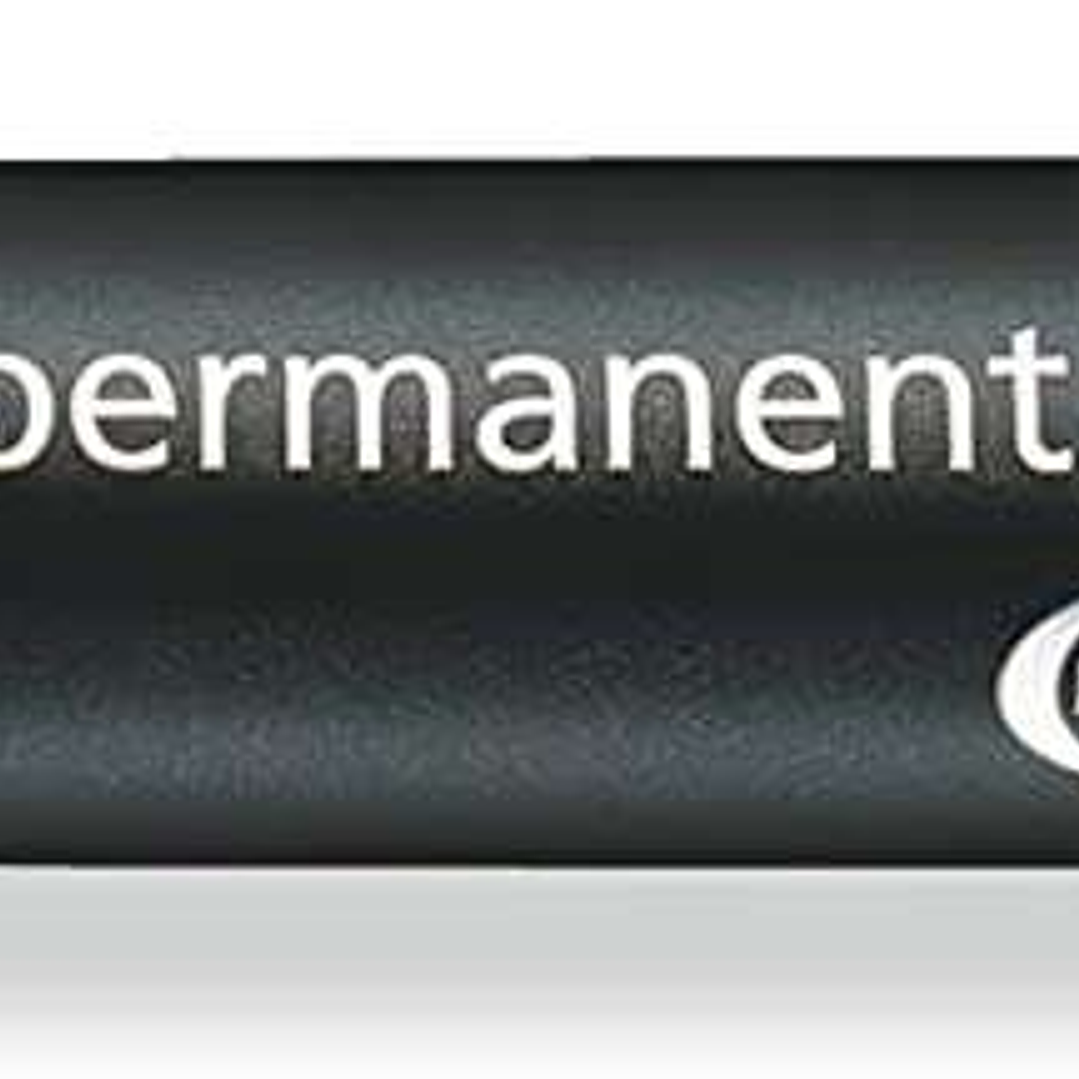 Staedtler Lumocolor 350 Rotulador Permanente - Punta Biselada 2-5mm aprox. - Tinta Base de Alcohol - Secado Rapido - Color Rojo 1