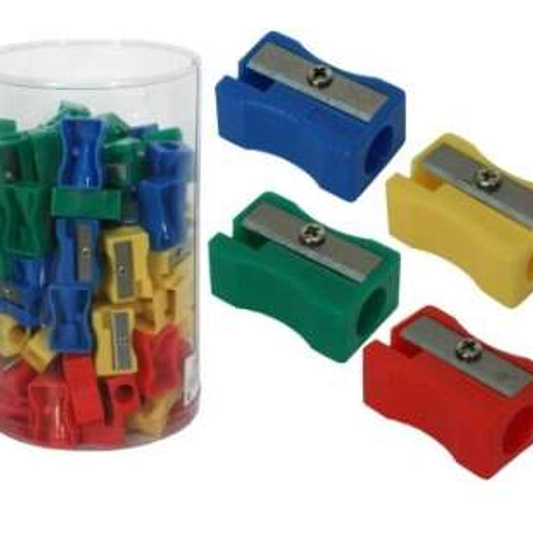 Bismark Afilalapiz de Plastico para Lapices Normales - Colores Surtidos 1