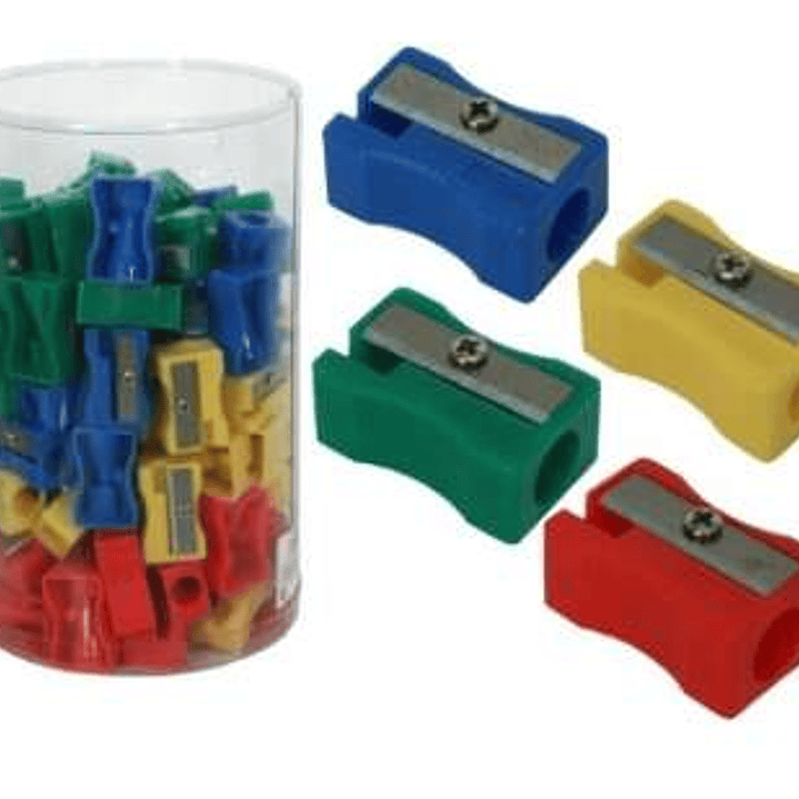 Bismark Afilalapiz de Plastico para Lapices Normales - Colores Surtidos 1