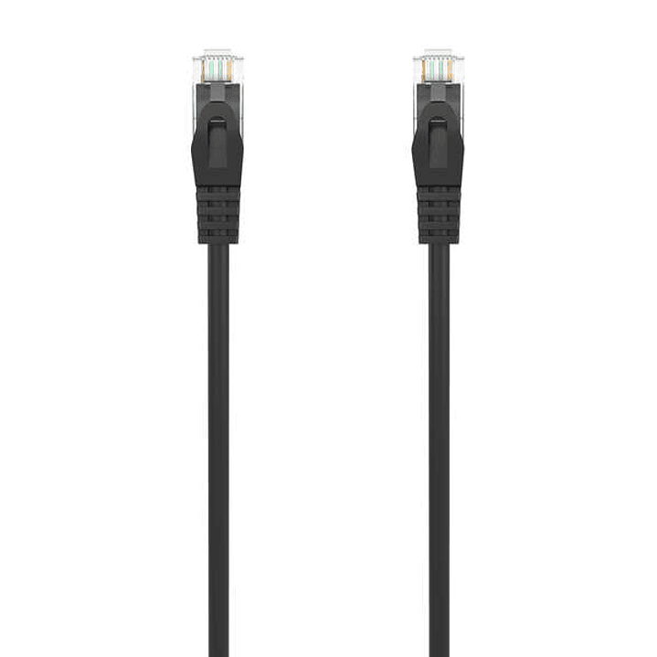 Aisens Cable de Red Latiguillo RJ45 LSZH Cat.6A 500 MHZ UTP AWG24 - 1m - Libre de Halogenos - 10 Gigabit/s - Color Negro 1
