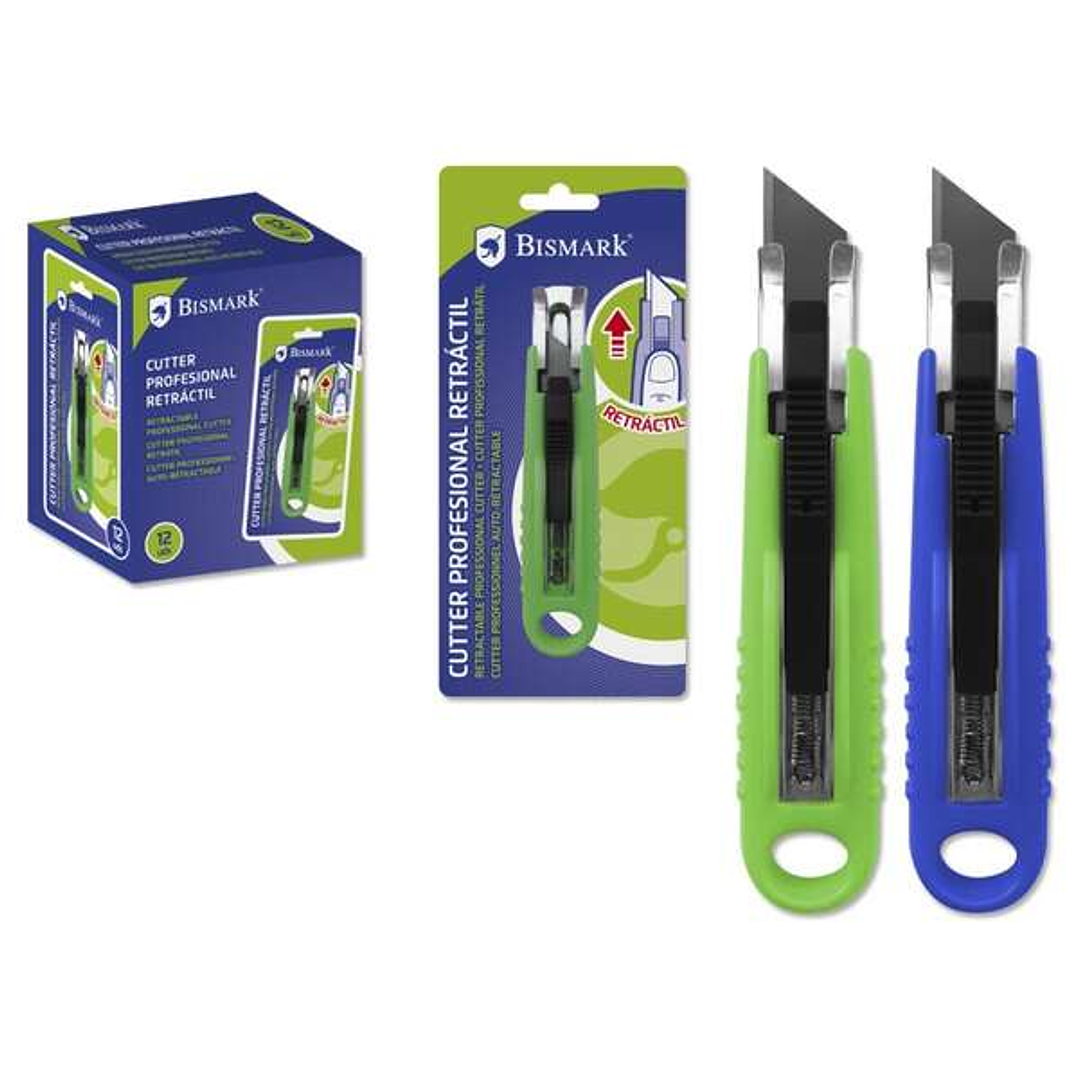 Bismark Cutter Profesional Retractil - Empuñadura de Plastico 1
