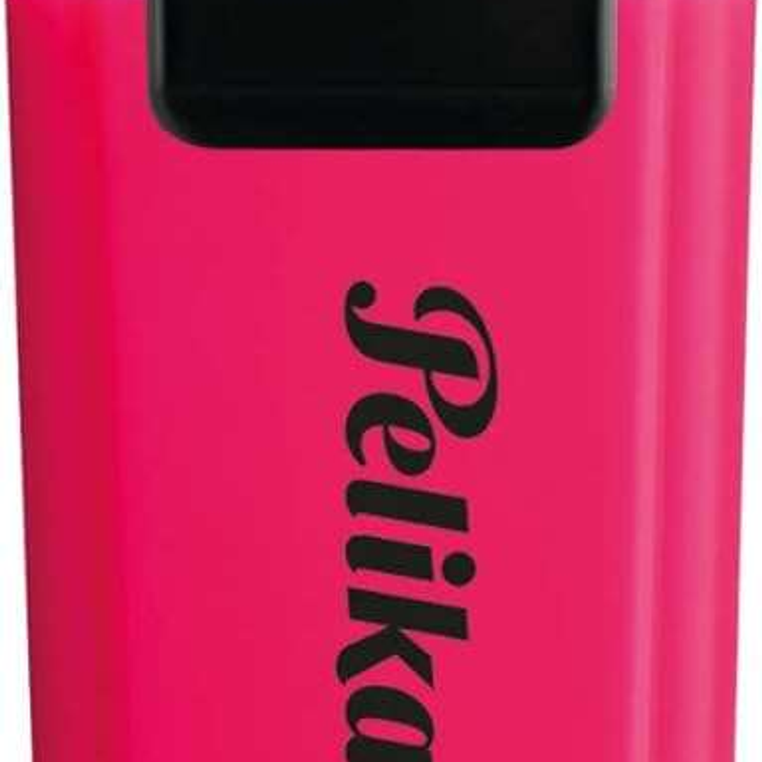 Pelikan Subrayador Textmarker Signal - Punta Biselada de 2.0mm - Tinta de Secado Rapido - Ideal para Resaltar Texto - Color Rosa Fluorescente 1