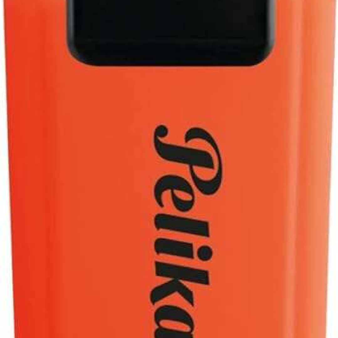Pelikan Subrayador Textmarker Signal - Punta Biselada de 2.0mm - Tinta de Secado Rapido - Ideal para Resaltar Textos - Color Naranja Fluorescente 1