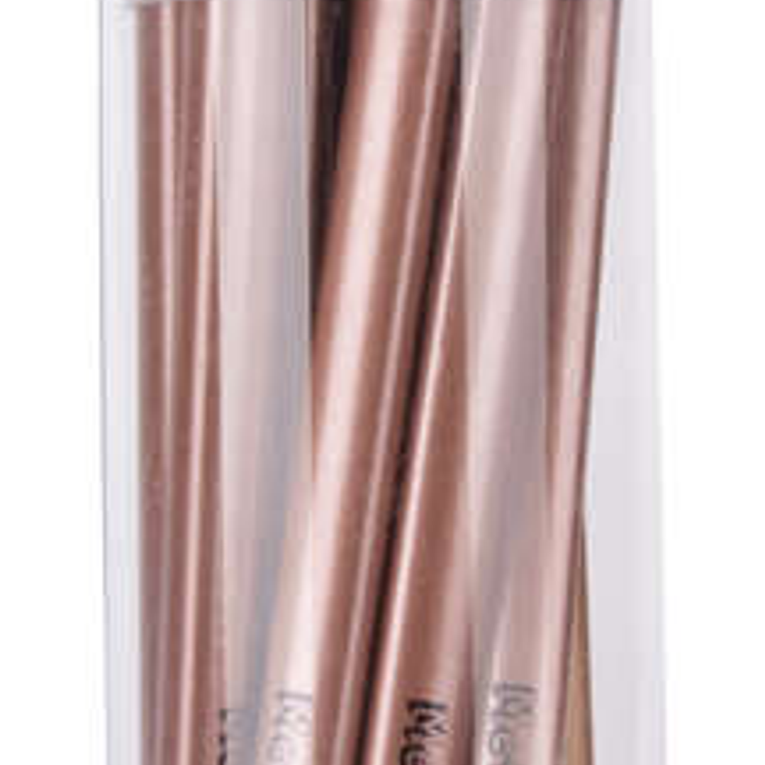 Apli Jumbo Metallic Lapiz Triangular de Color - 5mm de Grosor - Ideal para Mejor Sujecion - Mayor Cobertura en un Solo Trazo - Color Bronce Metalizado 1