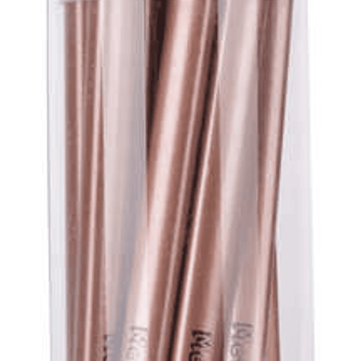 Apli Jumbo Metallic Lapiz Triangular de Color - 5mm de Grosor - Ideal para Mejor Sujecion - Mayor Cobertura en un Solo Trazo - Color Bronce Metalizado 1