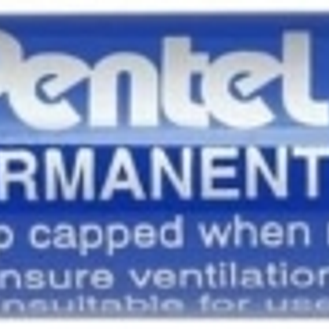 Pentel Pen N50 Rotulador Permanente - Punta de 4.3mm - Resistente a Agua y Luz - Color Azul 1