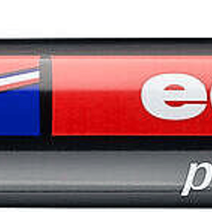 Edding 330 Rotulador Permanente - Punta Biselada - Trazo entre 1 y 5 mm. - Tinta casi Inodora - Capuchon con Clip - Secado Rapido - Color Negro 1