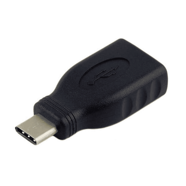 Aisens Adaptador USB 3.1 Gen1 5Gbps 3A - Tipo USB-C/M-A Hembra - Color Negro 1