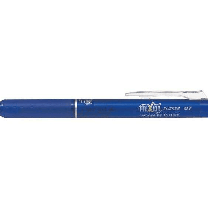 Pilot Frixion Clicker Boligrafo de Gel Borrable Retractil - Punta de Bola 0.7mm - Trazo 0.4mm - Grip Ergonomico - Color Azul 1