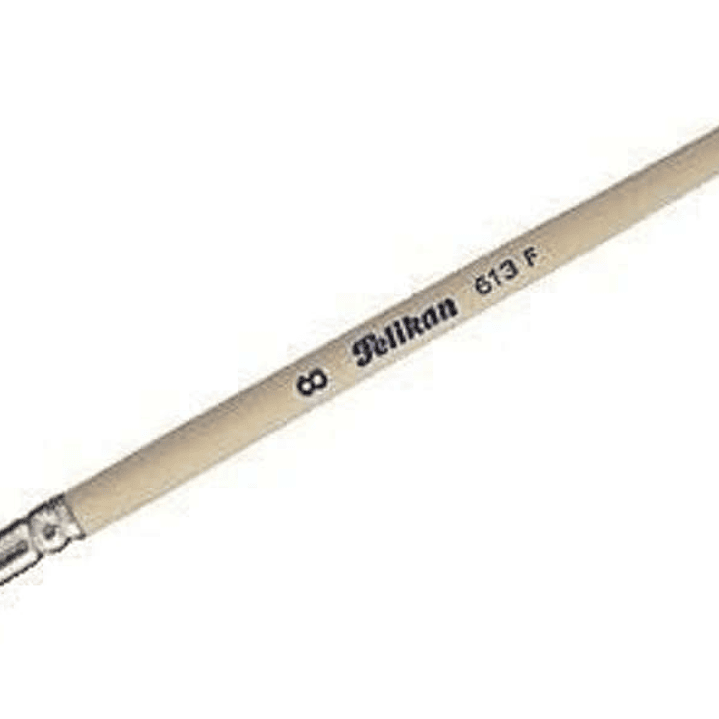 Pelikan Pincel Serie 613F N. 8 - Pelo Natural - para Colores Pastosos - Oleo, Acrilico y Tempera 1